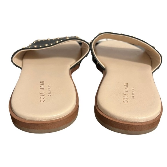 Cole Haan Anica Stud Slip-On Flat Sandals - Picture 4 of 8
